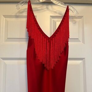 Red Silk camisole